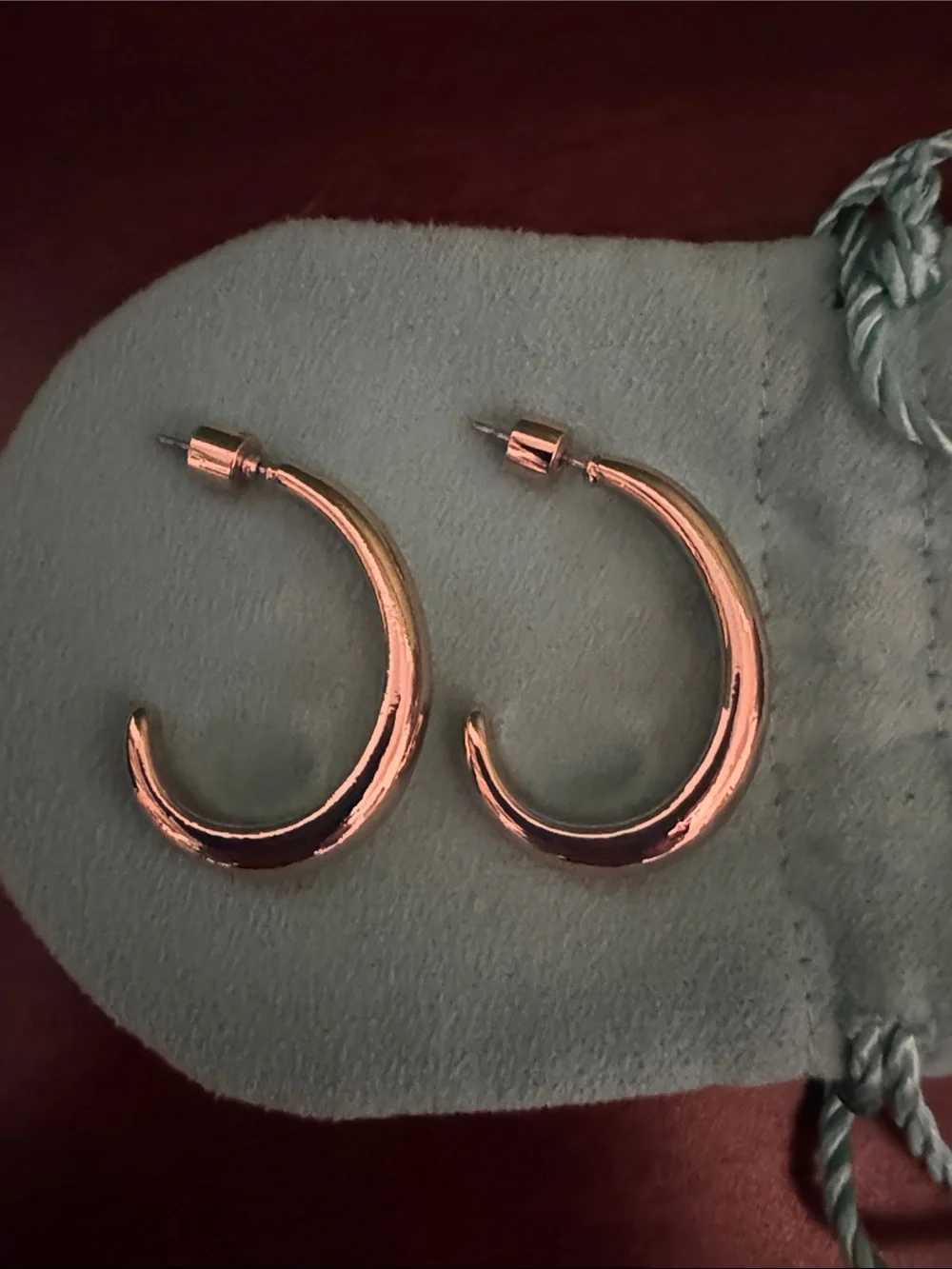 Mango hoop earrings